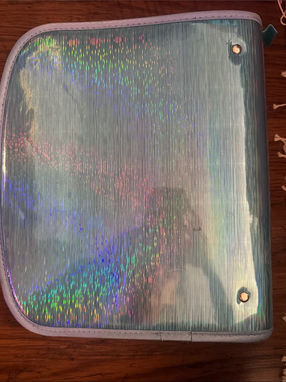 Holographic Light Blue 2” Binder Case C1.Bk.RM3